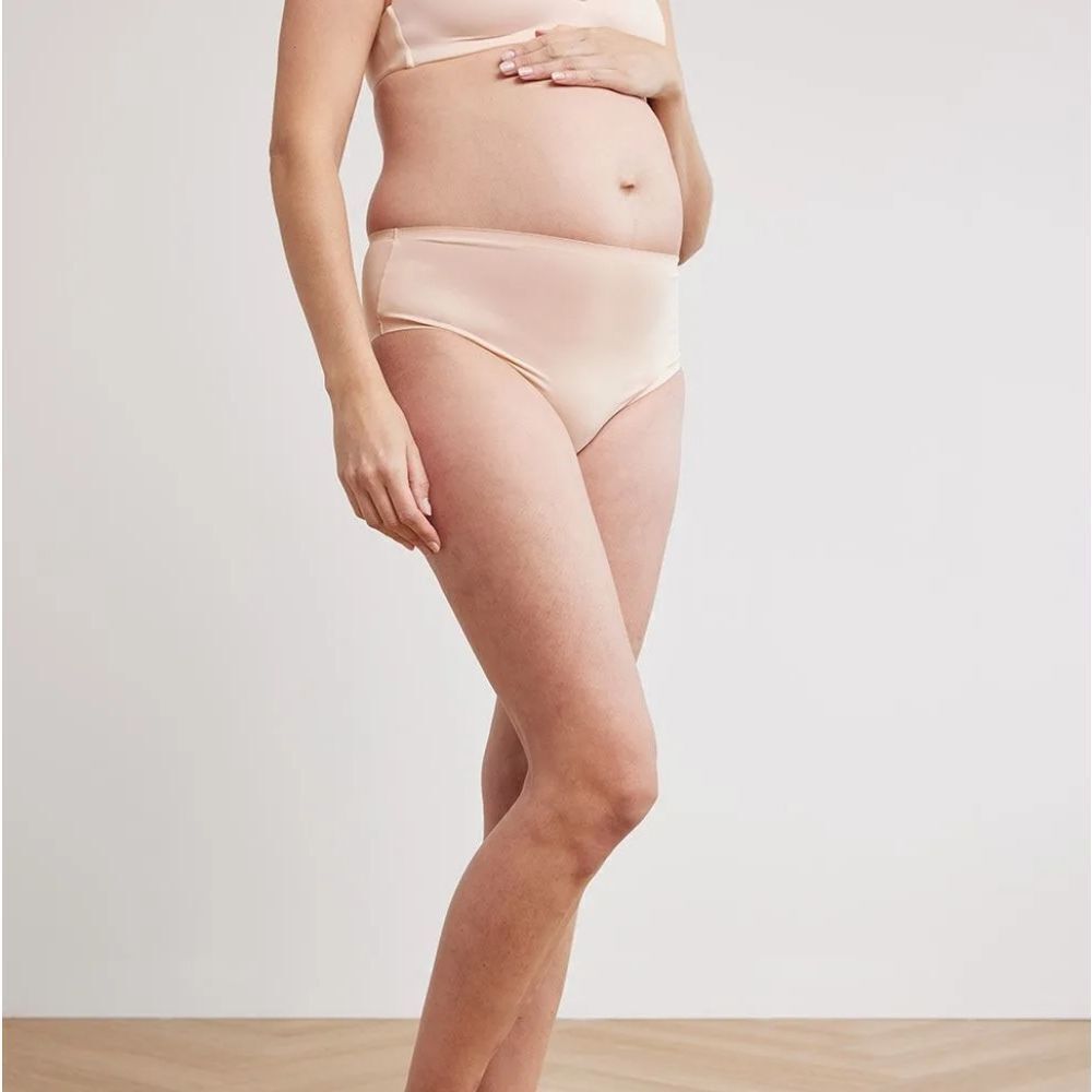 New With Tags Thyme Maternity‎ Size Medium Microfiber High-Rise Brief Panty